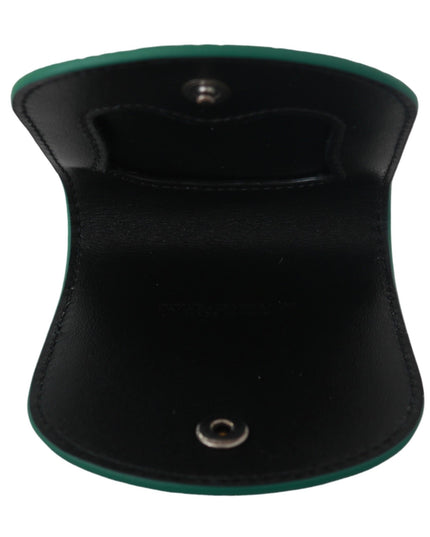 Dolce & Gabbana Green Exotic Skins Condom Case Holder Wallet