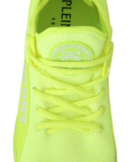 Philipp Plein Green CARTER Logo Hi-Top Sneakers Shoes
