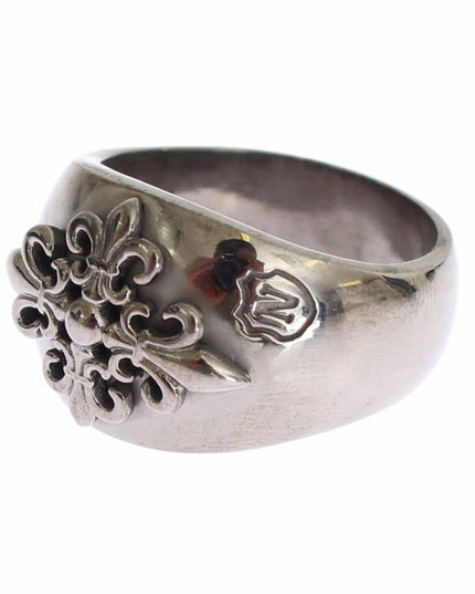 Nialaya Silver 925 Sterling Authentic  Crest Ring