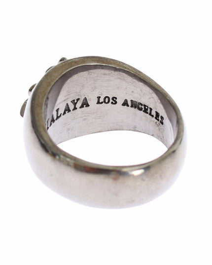 Nialaya Silver 925 Sterling Authentic  Crest Ring