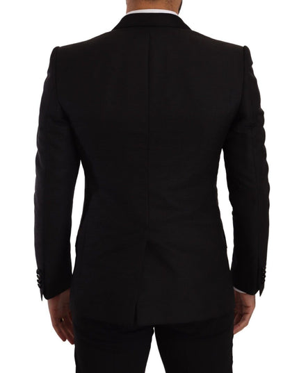 Dolce & Gabbana Black Slim Fit 2 Piece SICILIA Blazer