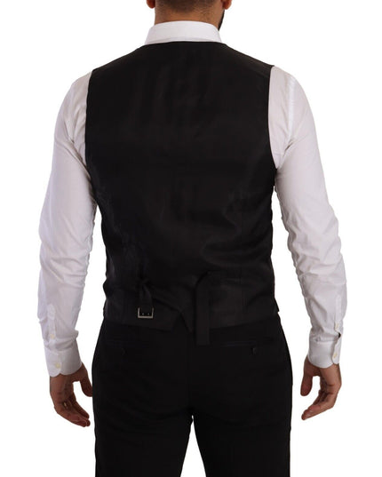 Dolce & Gabbana Black Slim Fit 2 Piece SICILIA Blazer