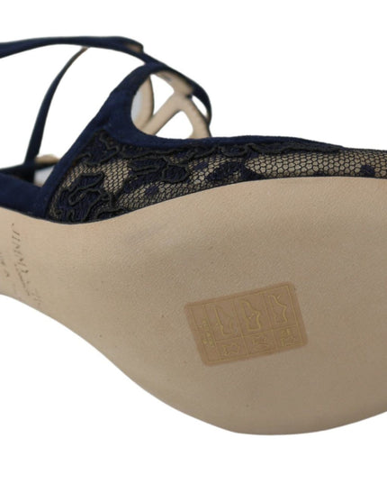 Jimmy Choo Navy Lancer Leather Pumps Elegance Unleashed