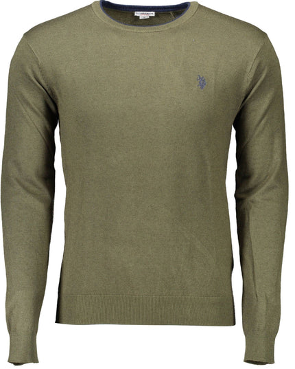 U.S. POLO ASSN. Green Wool Men Sweater