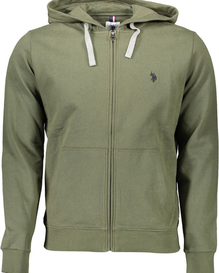 U.S. POLO ASSN. Green Cotton Men Sweater