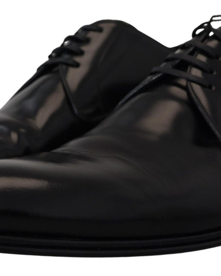 Dolce & Gabbana Black Leather Formal Dress Shoes