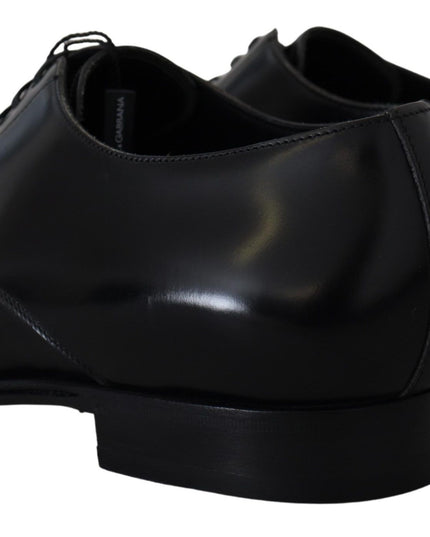 Dolce & Gabbana Black Leather Formal Dress Shoes