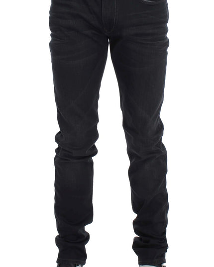 Acht Gray Cotton Stretch Slim Fit Jeans
