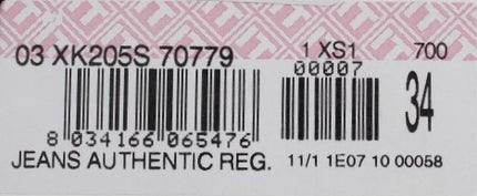 Acht Blue Cotton Regular Straight Fit Jeans