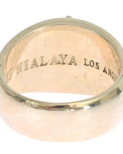 Nialaya Silver Crest 925 Sterling Ring