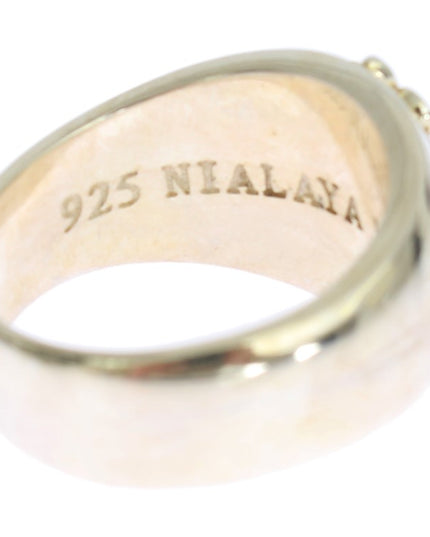 Nialaya Silver Crest 925 Sterling Ring