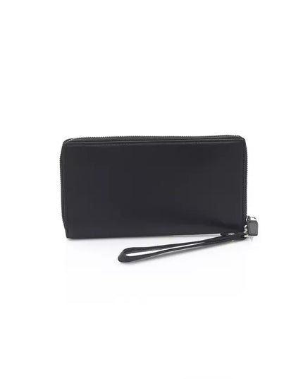 Automobili Lamborghini Black Calfskin Men Wallet
