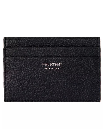 Neil Barrett Black Leather Men's Wallet