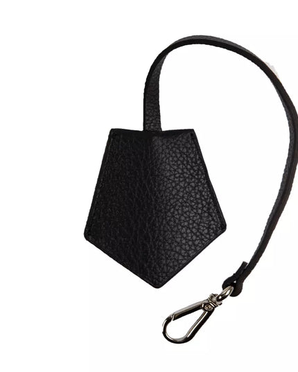 Neil Barrett Black Leather Men's Keychain