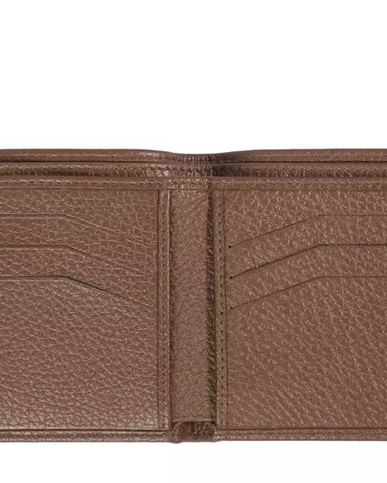 Trussardi Brown Leather Men Wallet