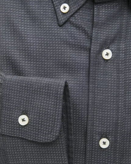 Robert Friedman Green Cotton Men Shirt
