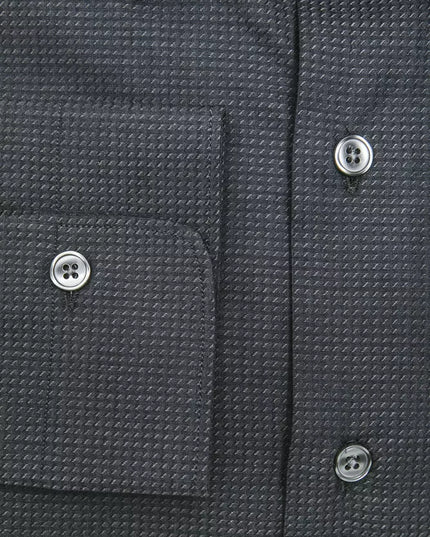 Robert Friedman Black Cotton Men's Shirt