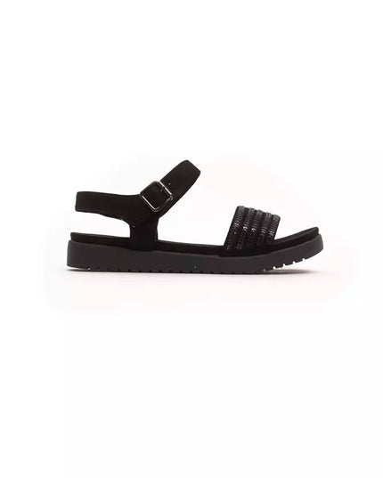 Péché Originel Black Textile Women Sandal