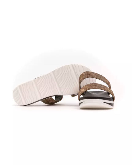 Péché Originel Beige Textile Women Sandal
