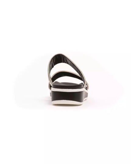 Péché Originel Silver Textile Women Sandal