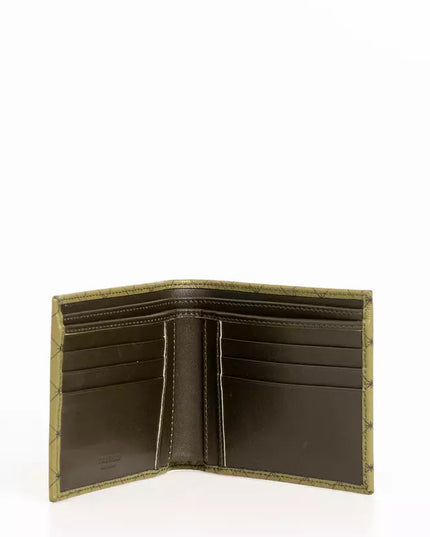 Trussardi Green Leather Men Wallet