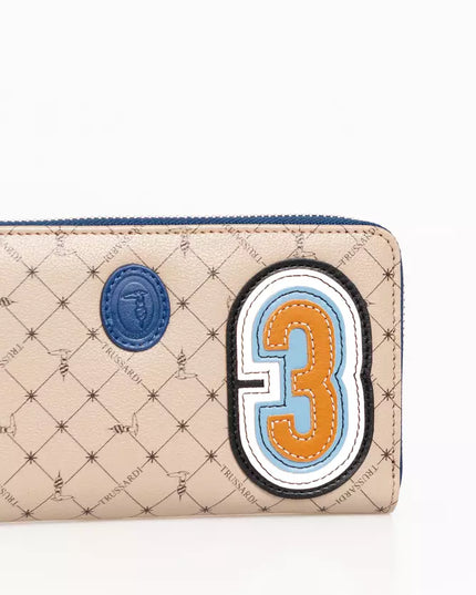 Trussardi Beige Leather Men Wallet