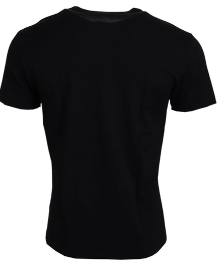 Dolce & Gabbana Black Sneak Peek Cotton Short Sleeve T-shirt
