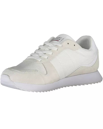 Tommy Hilfiger Eco-Conscious White Sneakers With Logo Accent