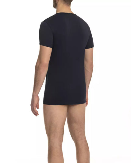 Cavalli Class Blue Cotton Men's T-Shirt
