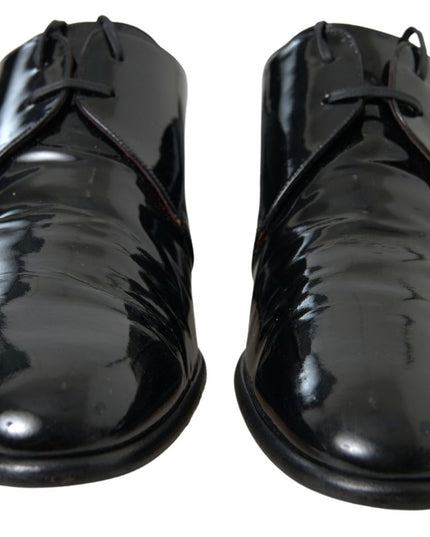 Dolce & Gabbana Black Patent Leather Formal Shoes
