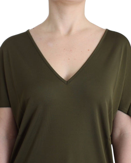 John Galliano Green shortsleeved blouse top