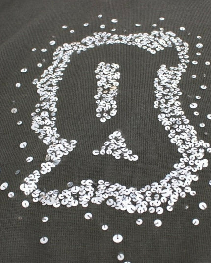 John Galliano Green wool turtleneck sweater