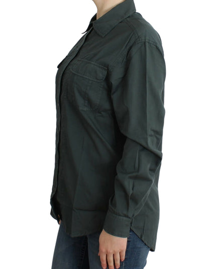 Cavalli Gray button down shirt