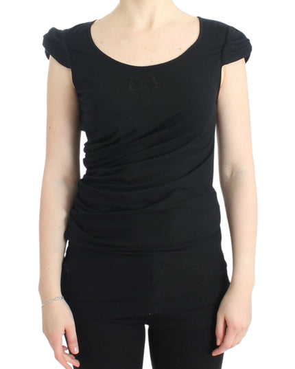 Cavalli Black Cotton Top