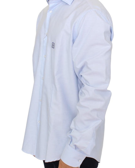 Cavalli Light blue cotton shirt