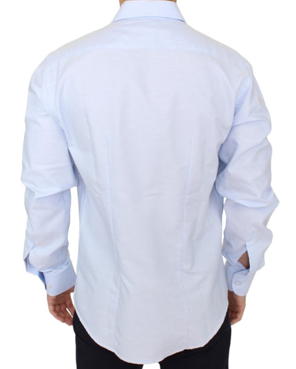 Cavalli Light blue cotton shirt