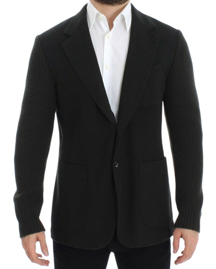 Dolce & Gabbana Green cashmere two button blazer