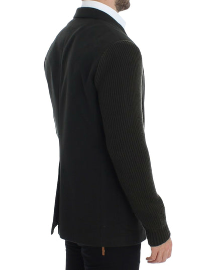 Dolce & Gabbana Green cashmere two button blazer