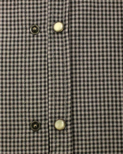 Costume National Gray linen casual shirt