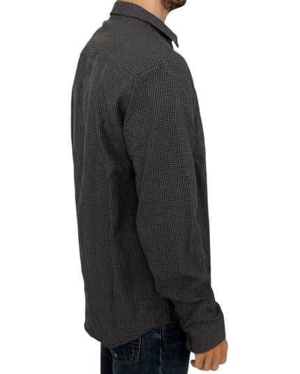 Costume National Gray linen casual shirt
