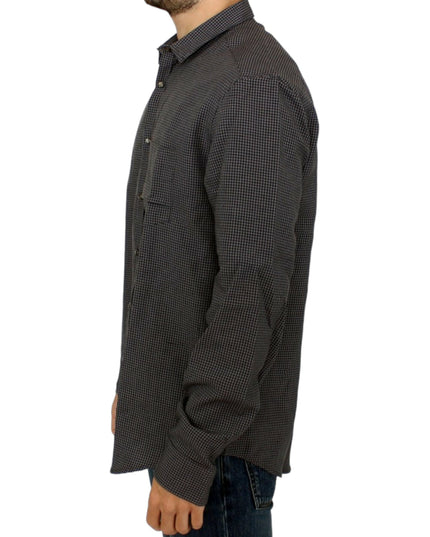 Costume National Gray linen casual shirt