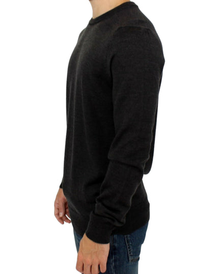 Costume National Gray crewneck pullover sweater