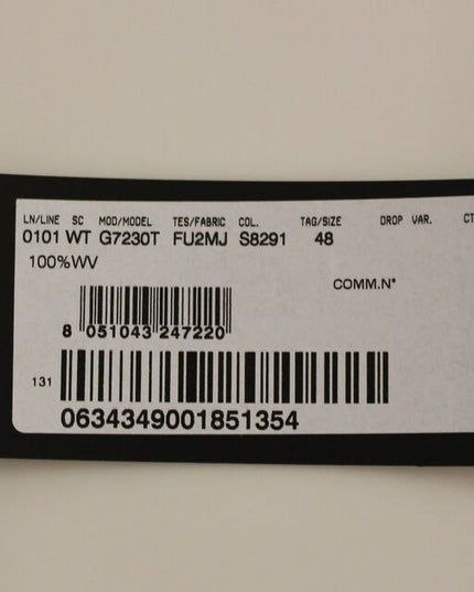 Dolce & Gabbana Gray Slim Fit Button Front Dress Formal Vest