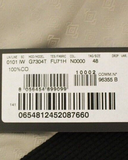 Dolce & Gabbana Black Cotton Dress Vest Blazer Jacket