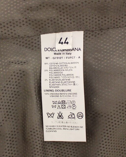 Dolce & Gabbana Beige Cotton Dress Vest Blazer Jacket