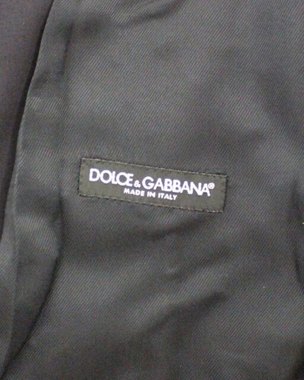 Dolce & Gabbana Blue Cotton Stretch Dress Vest Blazer