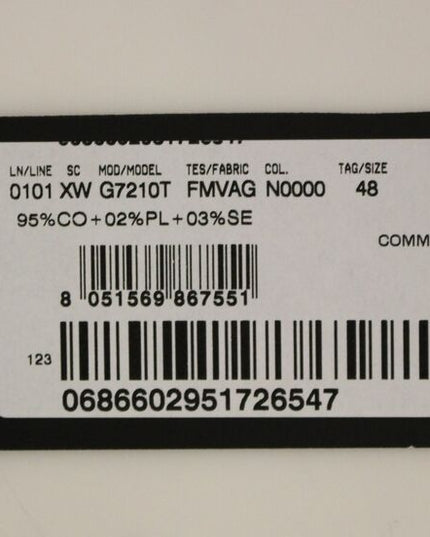 Dolce & Gabbana Gray Cotton Blend Logo Vest Gilet Weste