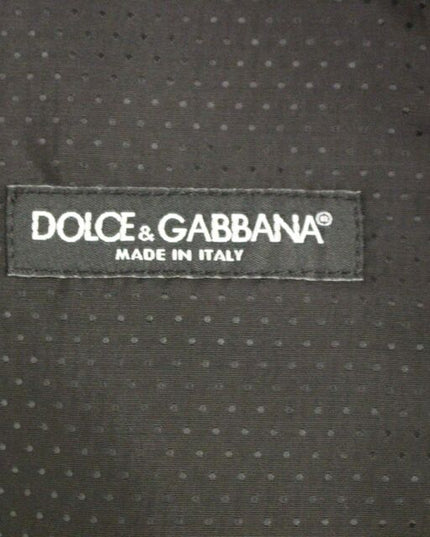 Dolce & Gabbana Gray Wool Blend Vest Gilet Weste