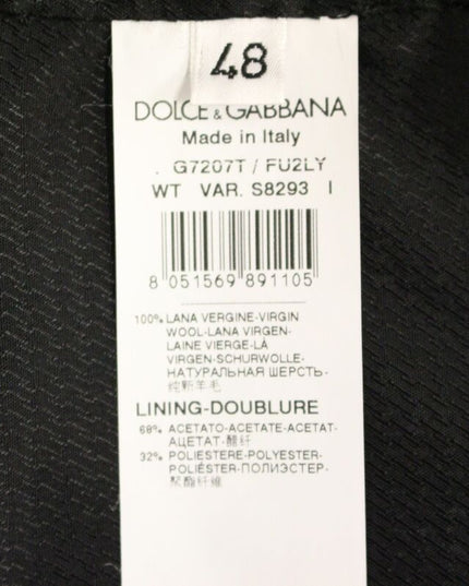 Dolce & Gabbana Gray Wool Formal Dress Vest Gilet Weste