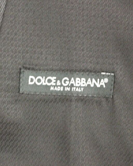 Dolce & Gabbana Gray Wool Formal Dress Vest Gilet Weste